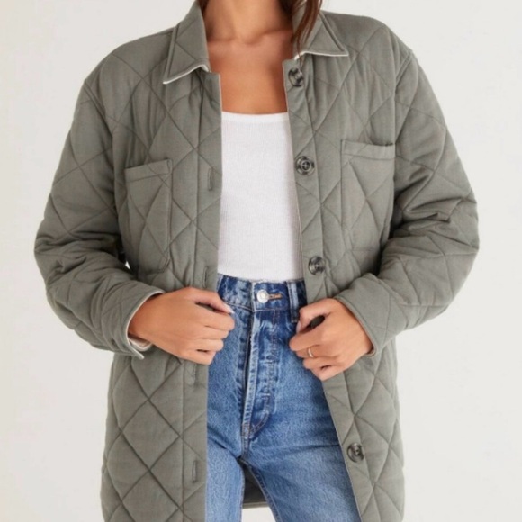 Z Supply Jackets & Blazers - Z Supply Quilted Maya Jacket in Olive